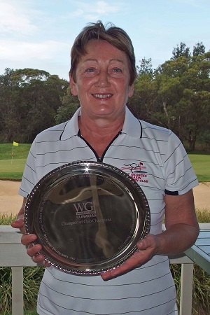 Deb Weeks from St Georges Basin won the prestigious Champion of Club Champions