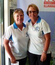 Carol Bailey and Janette Bessell, Foursome Net Division 1 Winners.