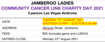 Community Cancer Link 2021 at Jamberoo