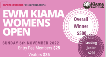 Kiama Women’s Open 2022 at Kiama