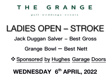 Ladies Open 2022 at The Grange