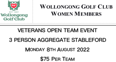 Women Vets Open Day 2022 at Wollongong