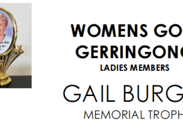 Gail Burgin Memorial Trophy 2025 at Gerringong