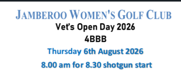 Jamberoo Women’s Vet’s Open Day