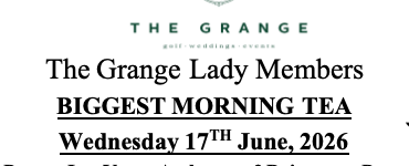 Biggest Morning Tea 2026 at The Grange