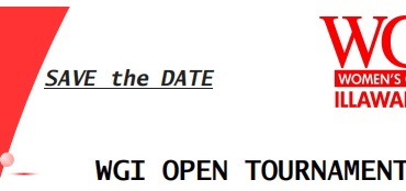 WGI Tournament Flyer 2025 at Kiama